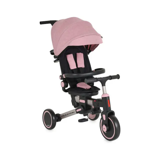 BYOX Flexton Pink Τρίκυκλο Ποδήλατο 6 σε 1 με Γονική Λαβή 6-36m έως 15kg 3800146232092