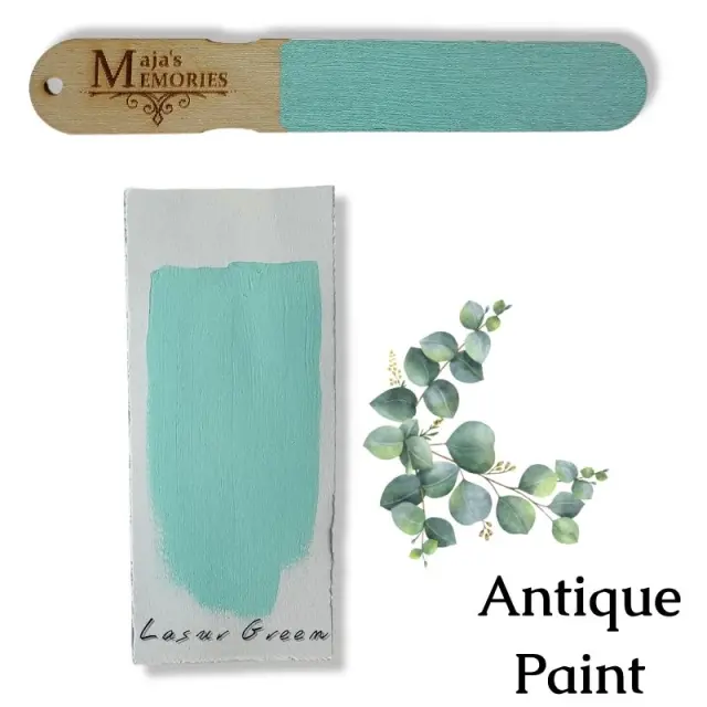Χρώμα-εφέ πατίνας Antique Paint Maja's Memories, 150ml, Lasur Green
