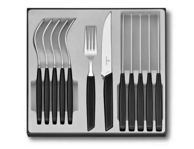 Σετ Μαχαιροπίρουνα Victorinox Swiss Modern - Black - 12 τεμάχια 6.9093.12W.12 3