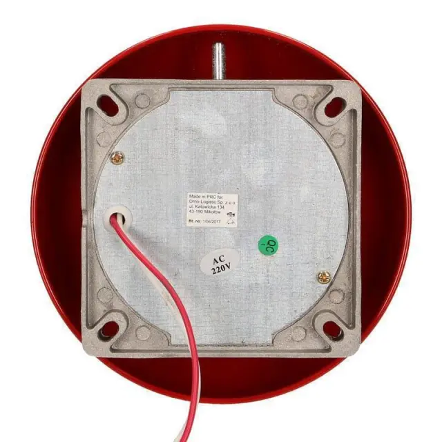 ΚΟΥΔΟΥΝΙ ΣΥΝΑΓΕΡΜΟΥ 230V IP44 Φ150/58 ΚΟΚΚΙΝΟ 3