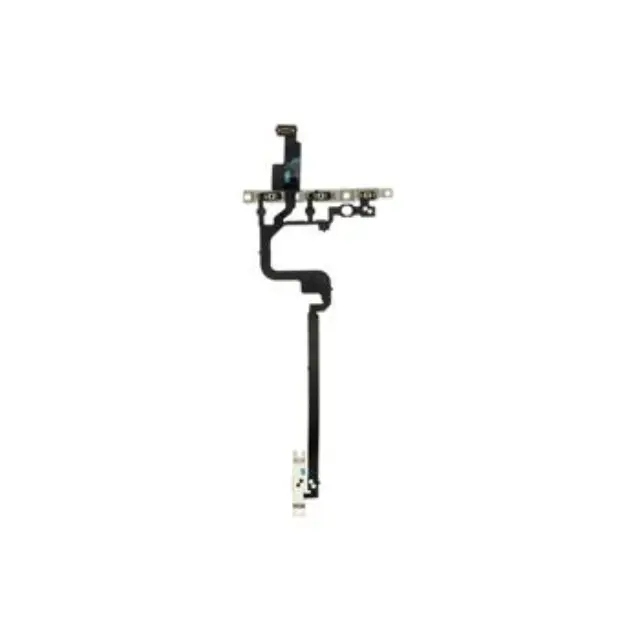 iPhone 15 Pro Max Power + Volume Buttons Flex Cable (with Metal Bracket)