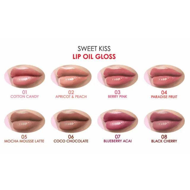 Golden Rose Sweet Kiss Lip Oil Gloss 06 COCO CHOCOLATE 2