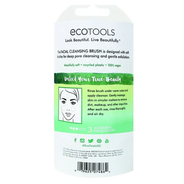 EcoTools Deep Cleansing Brush Pink 3
