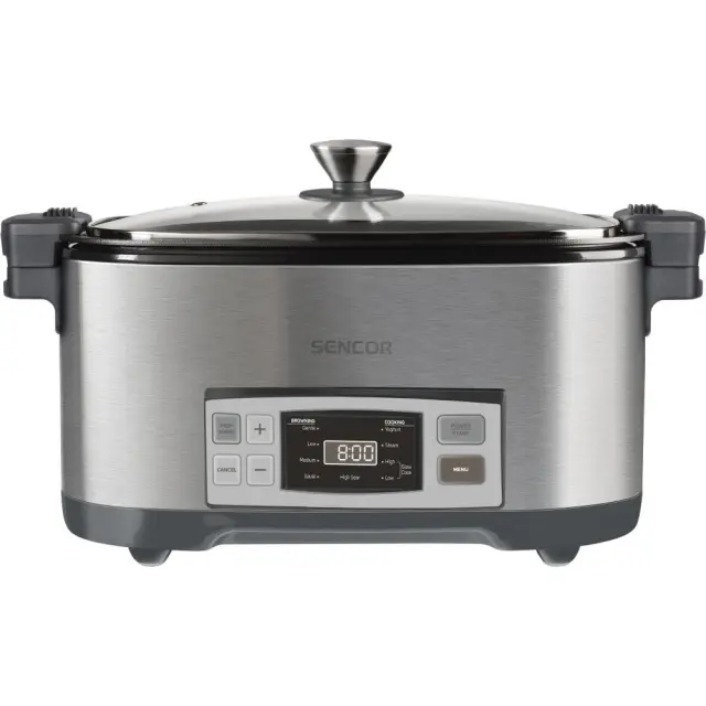 Ηλεκτρική Γάστρα με Χωρητικότητα 6lt 1350W Sencor SPR 5500SS Ασημί 3