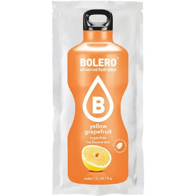 Bolero Stick Yellow Grapefruit Χυμός Σε Σκόνη 12x3gr