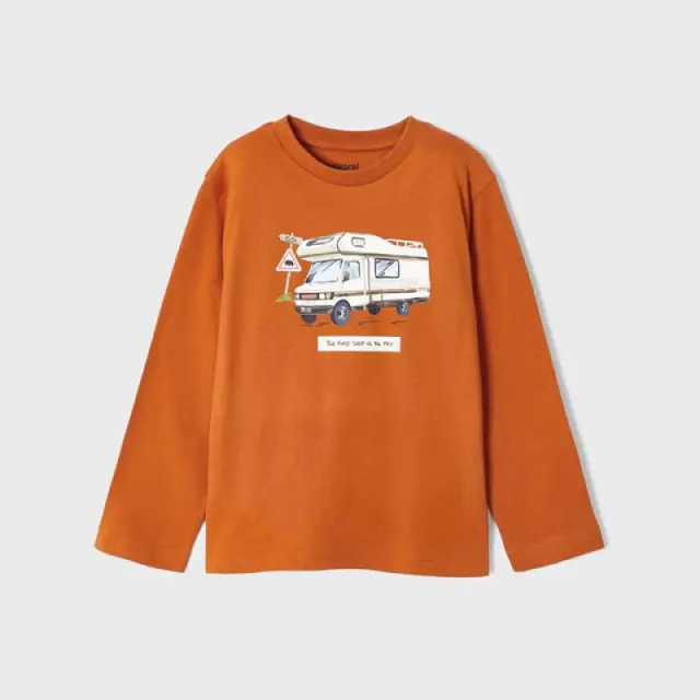 Baby 6 μηνών έως 4 ετών Μπλούζα σταμπωτή Better Cotton σάφραν - 3Ε