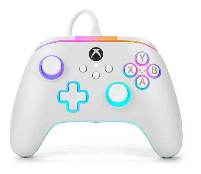 PowerA Advantage Wired Controller for Xbox Series X - S with Lumectra White - Xbox Series X