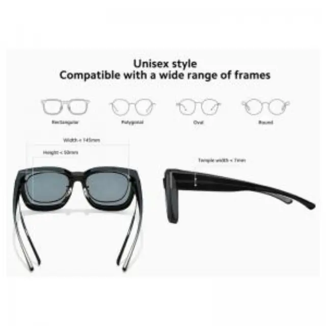 Γυαλιά Ηλίου Xiaomi Polarized Fitover Sunglasses Μαύρο N68234 3