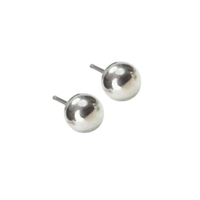 Blomdahl Silver Ball Titanium Σκουλαρίκια  4mm
