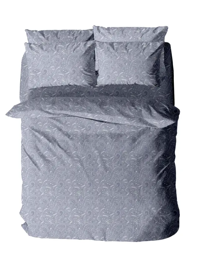 Παπλωματοθήκη Menta Εμπριμέ 440 Grey Μονή (170x250) Sunshine