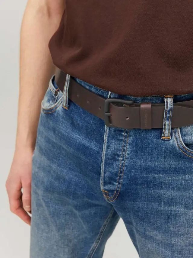 JACROMA LEATHER BELT NOOS Black Coffee - 80 2