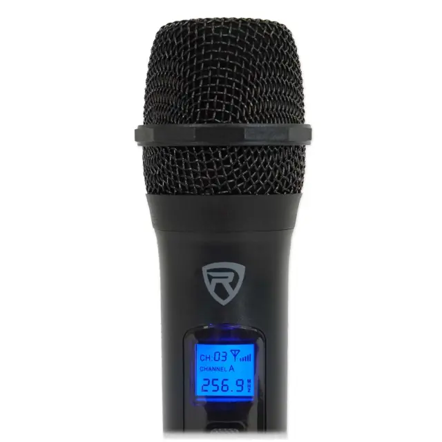 Ασύρματο σύστημα καραόκε με 2 μικρόφωνα Karaoke AK-960 3