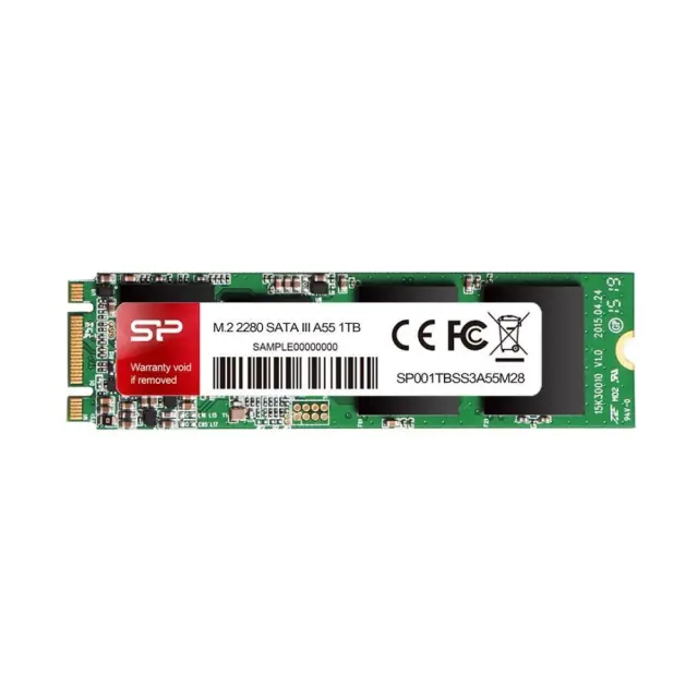 Silicon Power Δίσκος SSD A55 1TB M.2 Sata III (SP001TBSS3A55M28)