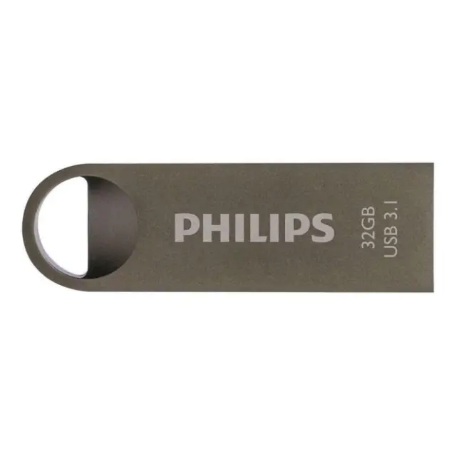 Philips Moon 32GB USB 3.1 Stick Ασημί (FM32FD165B/00) (PHIFM32FD165B-00)