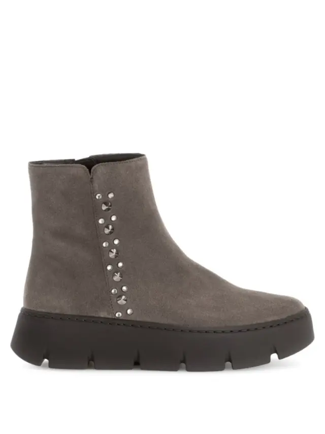 Gabor Μποτάκια Γυναικείο δέρμα suede Γκρί GAB/53744 10-MOHAIR 3