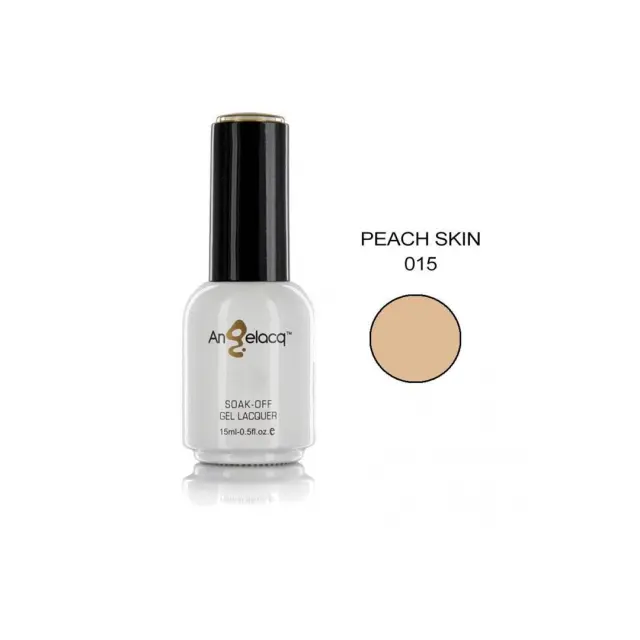 Ημιμόνιμο επαγγελματικό βερνίκι ANGELACQ 15ML - 0.5FL.OZ 015 Peach Skin