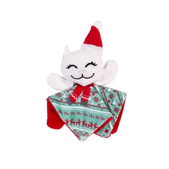 Kong Holiday Crackles Santa Kitty Χριστουγεννιάτικο Παιχνίδι Γάτας (16cm) Μονόχρωμο