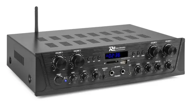 POWER DYNAMICS PV240BT ΕΝΙΣΧΥΤΗΣ 4 ΚΑΝΑΛΙΩΝ 4X100W BT 2