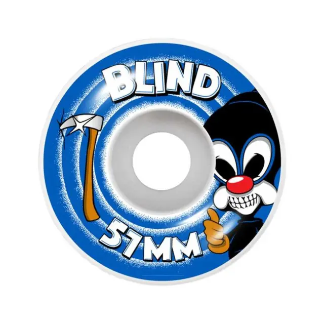 Blind Blue Wheels Reaper Impersonator - Λευκά/Μπλε ροδάκια 51mm