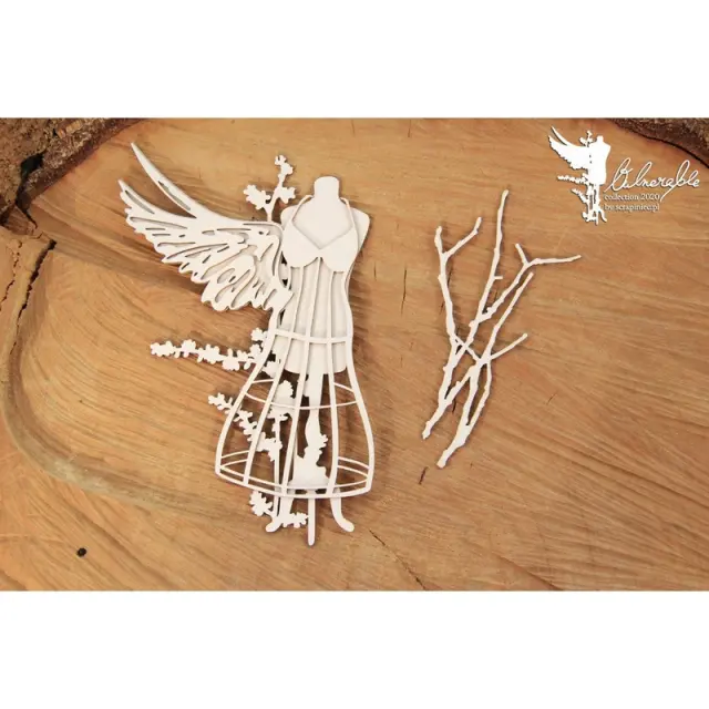 Διακοσμητικά Chipboard, Vulnerable - Big mannequin, 3 τεμ