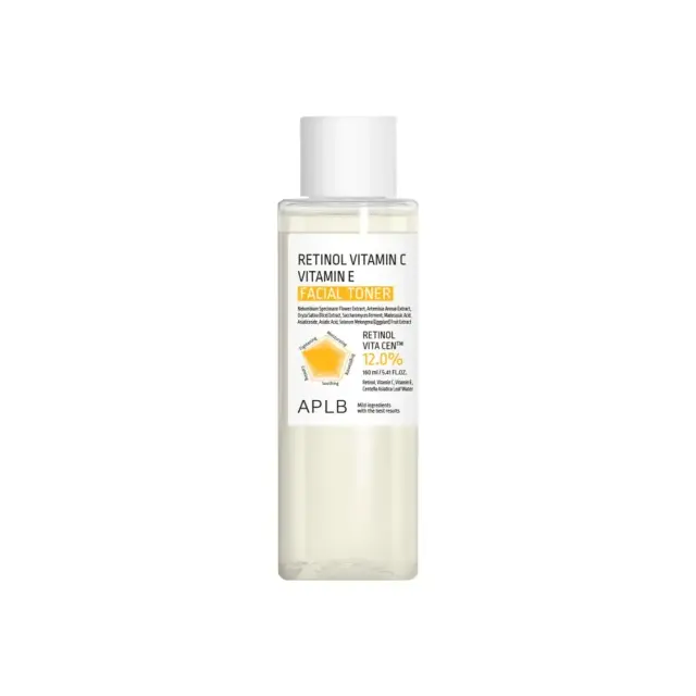 APLB Retinol Vitamin C - Vitamin E Facial Toner Αντιρυτιδικό Τόνερ Προσώπου με Ρετινόλη, Βιταμίνη C και Βιταμίνη E, 160ml