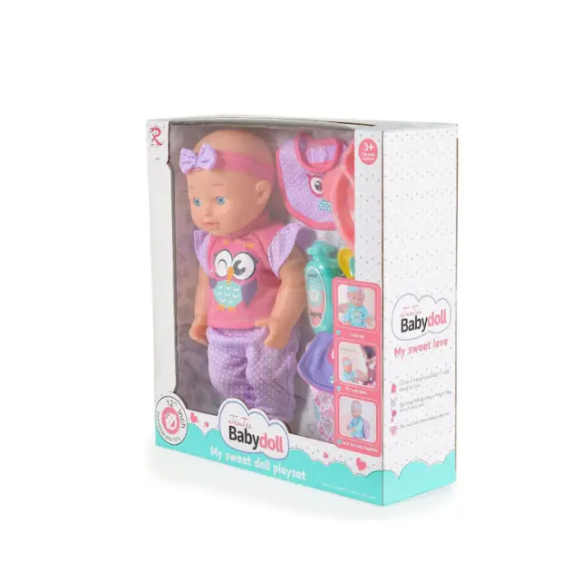 Κούκλα 31εκ με Αξεσουάρ&Σακίδιο Πλάτης Moni Toys Owl 3800146223540 2