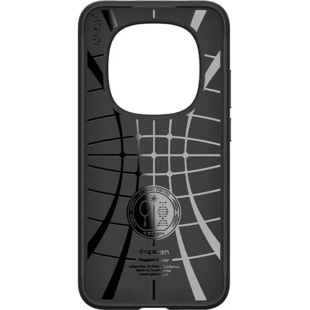 Θήκη Soft TPU Spigen Xiaomi Redmi Note 15 Pro 5G Rugged Armor Μαύρο N70339 3