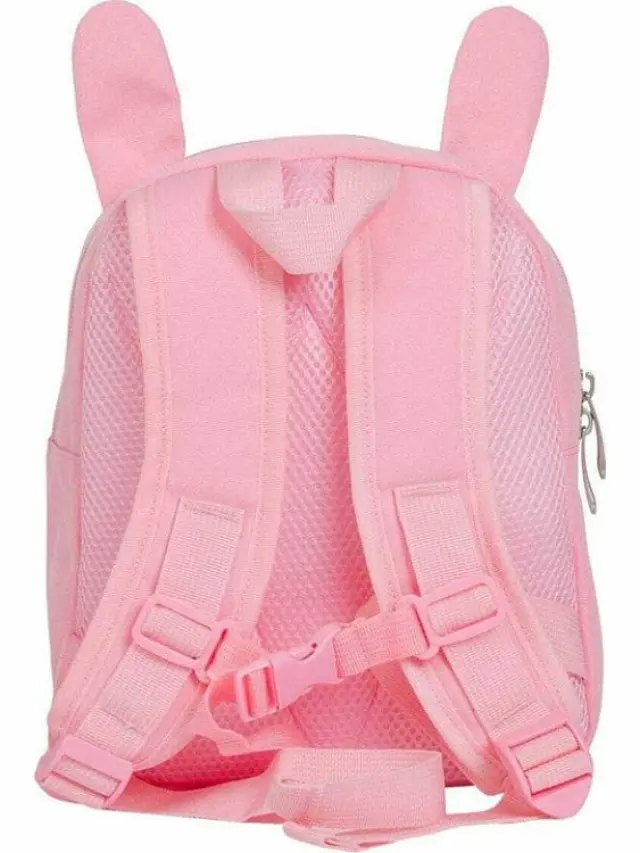 A Little Lovey Company Παιδική Τσάντα Πλάτης Pink Bunny ΡΟΖ - One Size 3