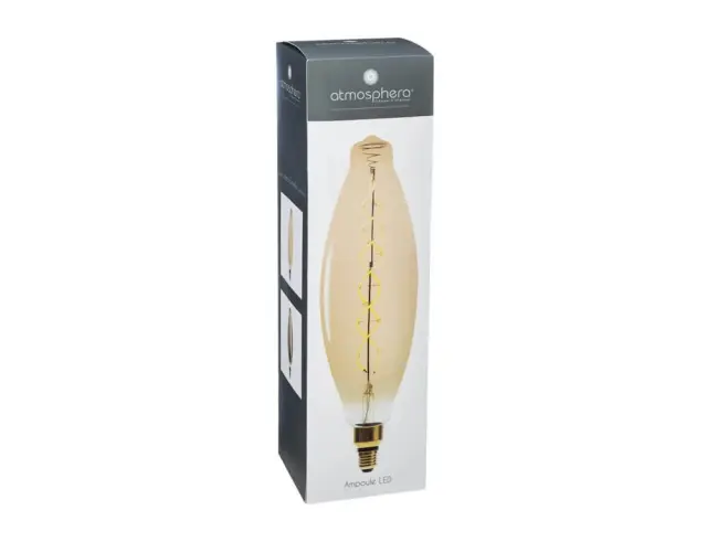 Λάμπα LED Almond 35K Spiral Atmpsphera για ντουί E27, 4W, Θερμό Λευκό 161377 3