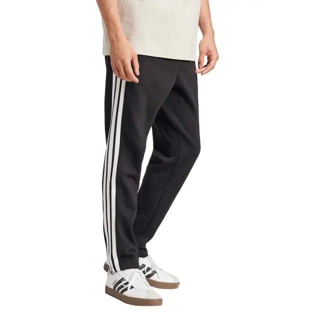 adidas Sportswear Men's 3Stripes Fleece Open Hem Pant Μαύρο JD1854 (adidas Sportswear) 3