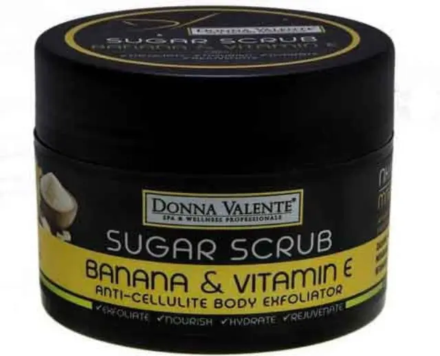Donna Valente Banana & Vitamin E Sugar Scrub 600gr