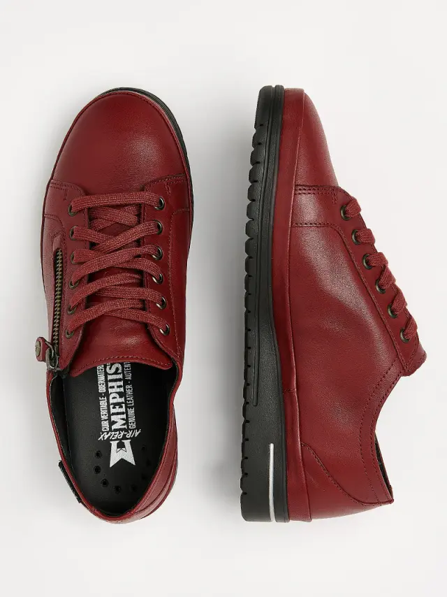 Mephisto Sneakers Γυναικείο δέρμα Κόκκινο MEP/JUNE OXBLOOD 3