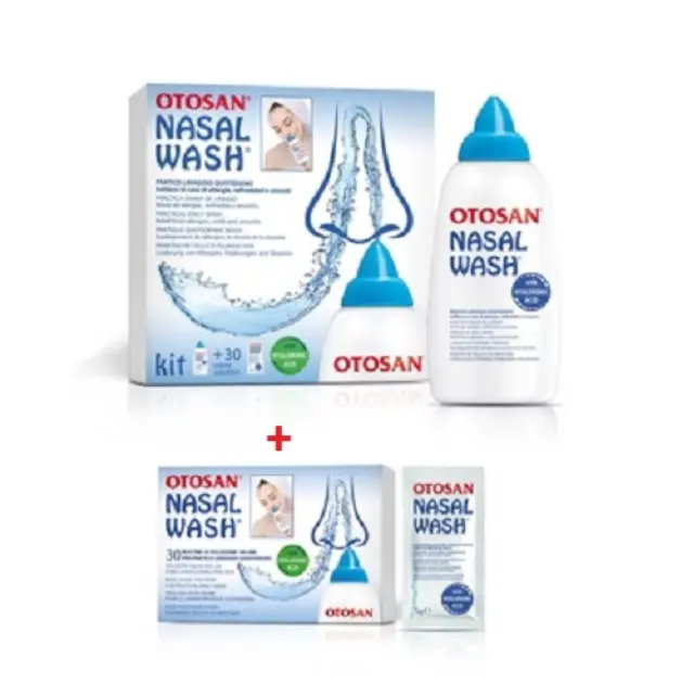 Otosan Nasal Wash, Πλαστικό Φιαλίδιο & Φακελάκια με Φυσιολογικό Ορό για Ρινικές Πλύσεις 30τεμ 2