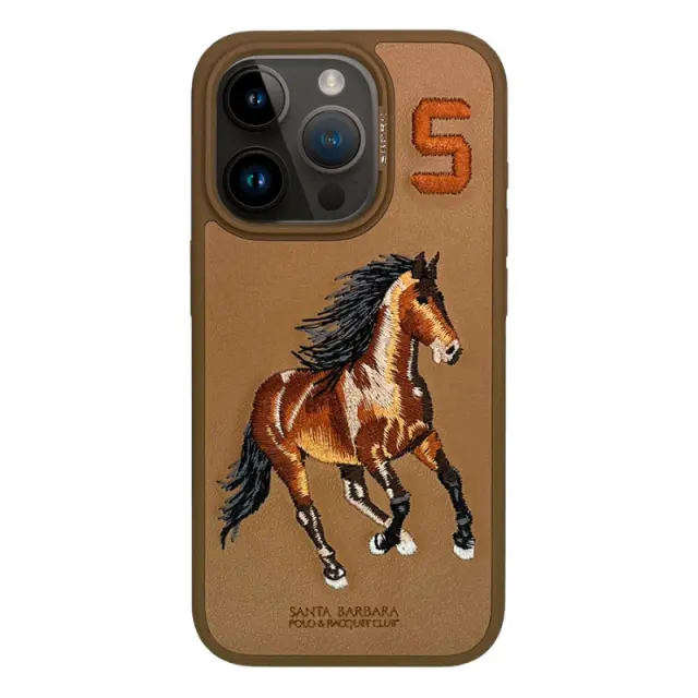 Santa Barbara Polo Racquet Club iPhone 15 Pro Max Boris - Καφέ