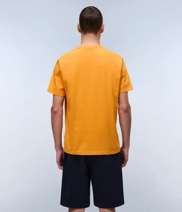 Napapijri - Ανδρικό T-shirt Salis Ss Sum Regular Fit NP0A4H8D-A70 Πορτοκαλί - L 2
