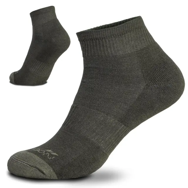LOW CUT SOCKS EL14013 06-Olive Green