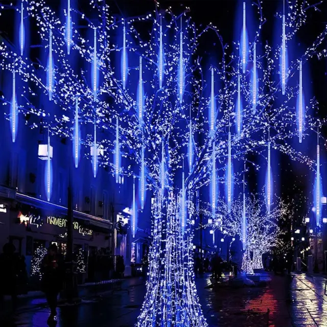ΧΡΙΣΤΟΥΓΕΝΝΙΑΤΙΚΑ ΛΑΜΠΑΚΙΑ ΜΕΤΕΩΡΙΤΗΣ 240 LED CW 30LX8DROPS ΑΝΤΑΠΤΟΡΑΣ 5V ΜΕ ΔΙΑΦΑΝΟ ΚΑΛΩΔΙΟ 7.4m+5m & ΔΥΝΑΤΟΤΗΤΑ ΕΠΕΚΤΑΣΗΣ ΜΑΧ 2 IP44 500mm / X062402452