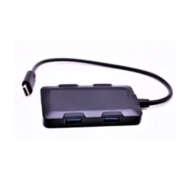 Andowl USB Hub 4 Θυρών USB 3.0 με Type-C Καλώδιο σε Μαύρο Χρώμα Q-HU302Β