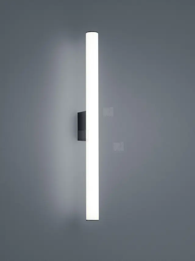 LOOM Φωτιστικό Τοίχου Μπάνιου LED IP44 Μαύρο Ματ 60cm