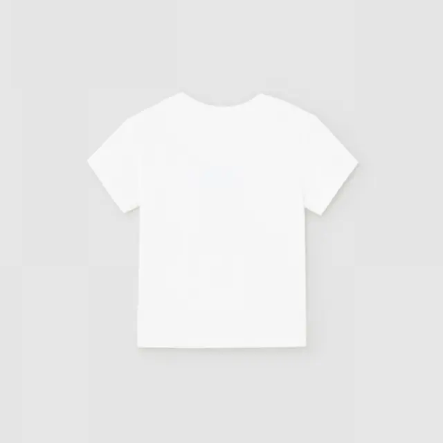 Baby 6 μηνών έως 4 ετών Μπλούζα διαδραστική Better Cotton λευκό - 2Ε 3