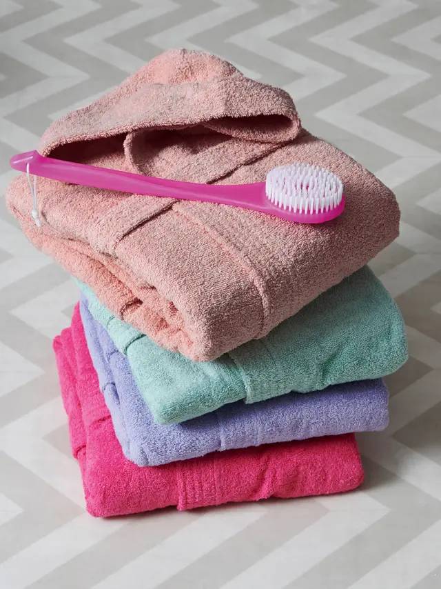 Μπουρνούζι Κοντό Με Κουκούλα Bathrobe Collection Funky Misty M Palamaiki 2