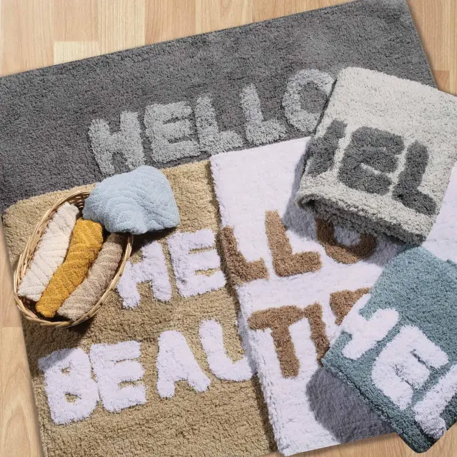 Πατάκι Μπάνιου 50Χ80 Cotton Das Home 0672 Γκρι 2