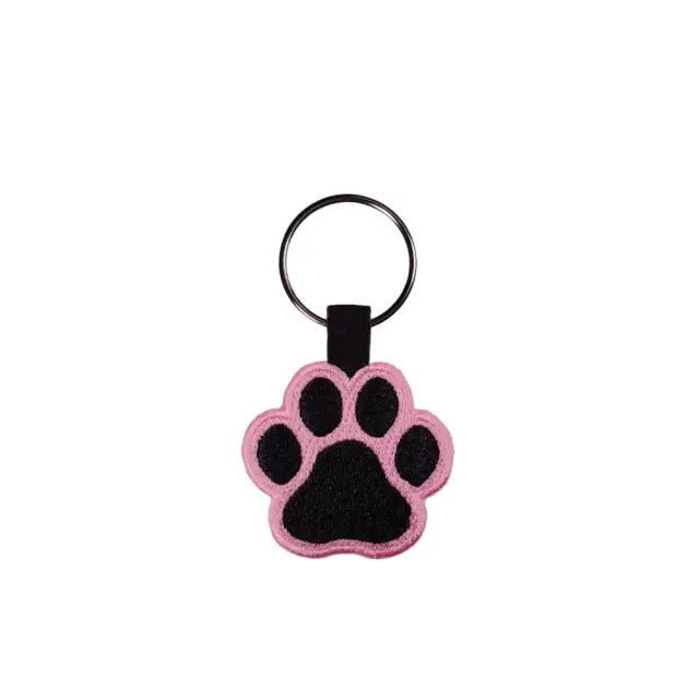 ActionLab Κεντητό Μπρελόκ Animal Paw Pink Μονόχρωμο 2