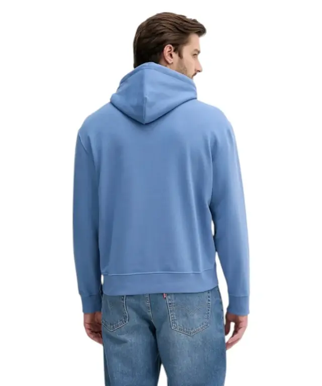 Calvin Klein - Φούτερ Cotton Terry Badge Hoodie LV04RC274G-6PU Γαλάζιο 3