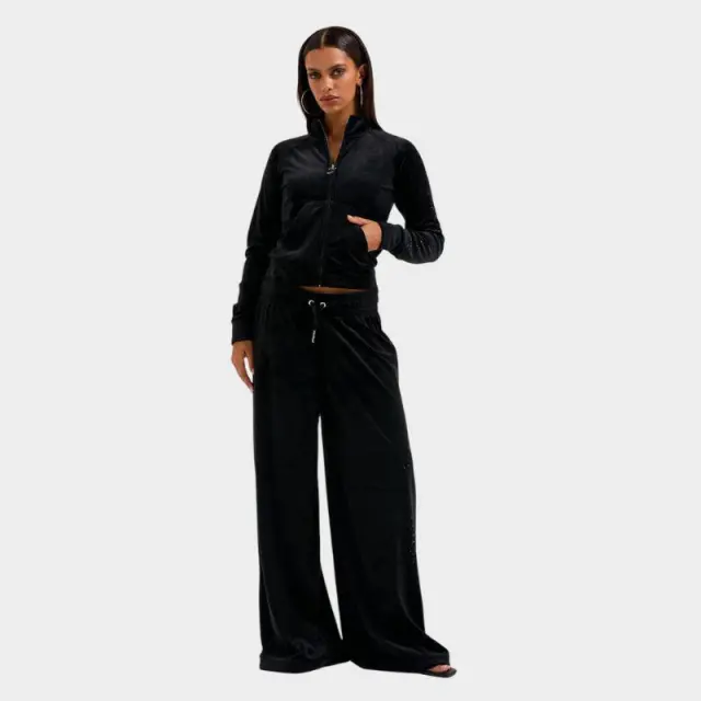 Παντελόνι Juicy Couture Outline Wide JCWBJ225309-101 Μαύρο - M