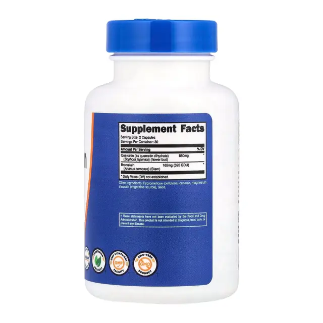 Nutricost Quercetin (With Bromelain) 880 mg 2