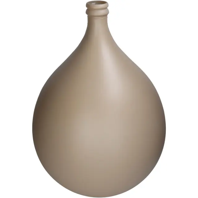 Βάζο Μπεζ Ανακυκλωμένο Γυαλί 36.5x36.5x56cm