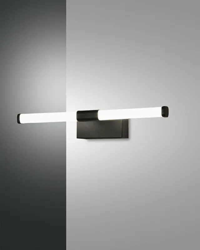 Ago 3720-21 απλίκα μπάνιου 33cm ip44 Μαύρο