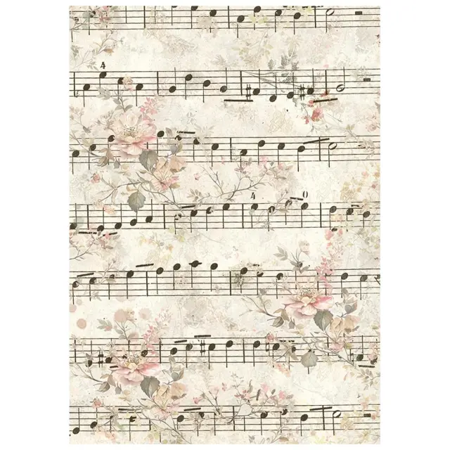 Σετ 8 ριζόχαρτα ντεκουπάζ Stamperia 10.5×14.8cm, Symphony, Backgrounds 2