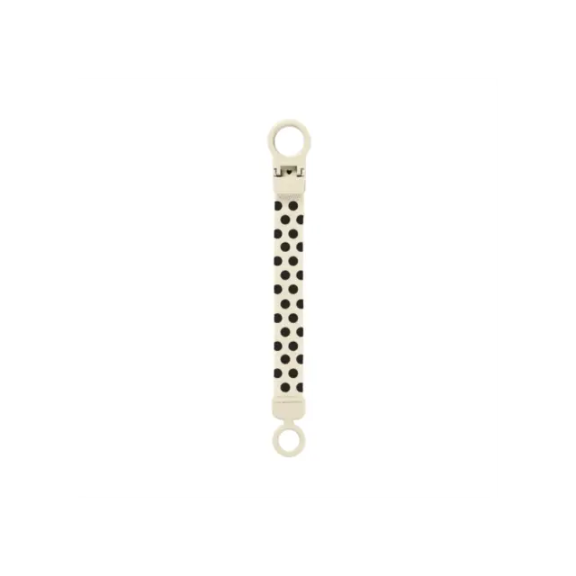 Κλιπ Πιπίλας Bibs Loop Polka Ivory Black 2
